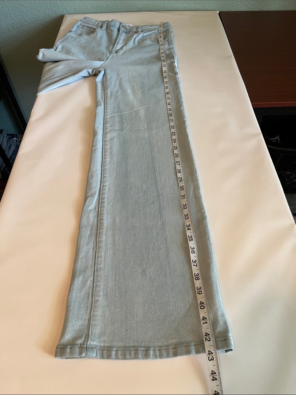 Risen Jeans Wide Leg Flare High Rise Size 7/28 - Picture 9 of 16